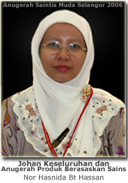 Winner of Selangor Young Scientist Award 2006