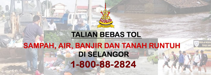 Aduan Banjir,Sampah,Tanah Runtuh