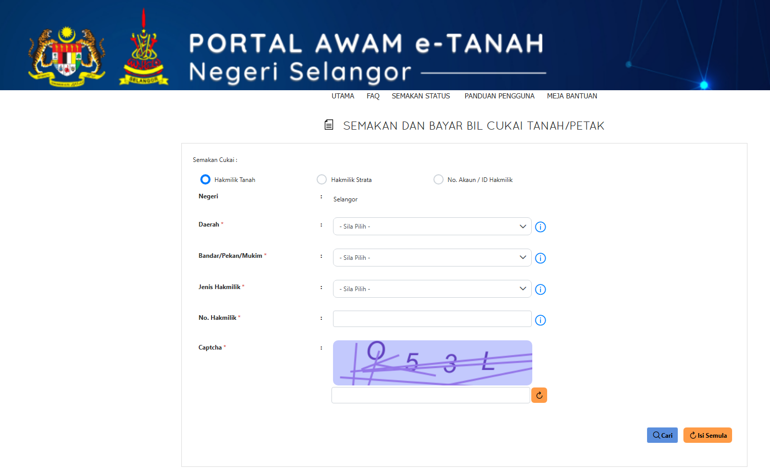Sistem Semakan dan Bayaran Cukai