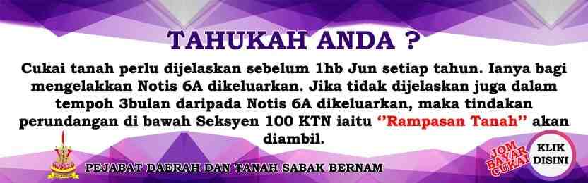 Jom bayar cukai Tanah