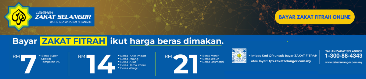 Promosi Bayar Online Zakat Fitrah Selangor 2024