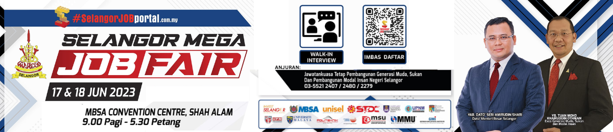 Selangor Job Fair 17 - 18 Jun 2023