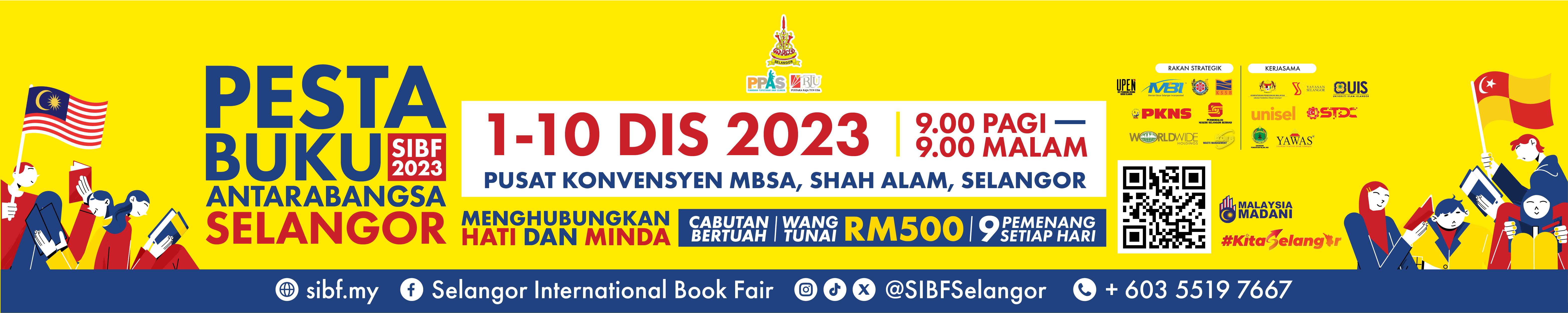 Pesta Buku Selangor 1-10 Disember 2023
