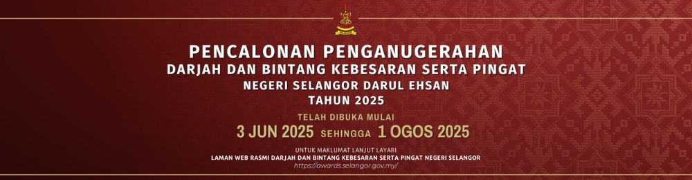 Hebahan Pencalonan Pingat dibuka 3Jun1Ogos2025