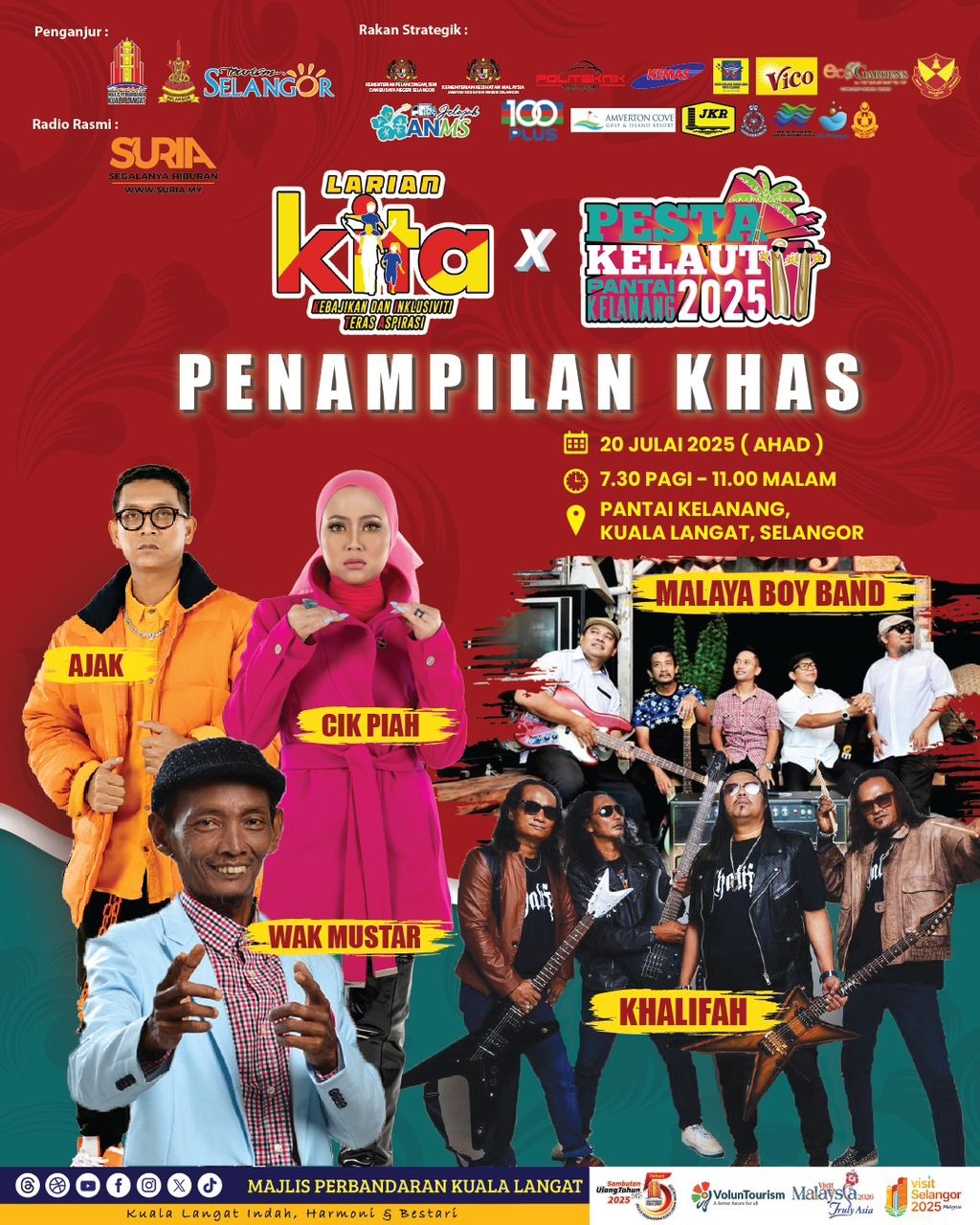 Larian KITA X Pesta Kelaut Pantai Kelanang 2025