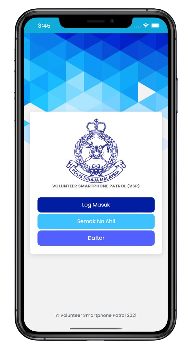 Apps VSP Polis Selangor
