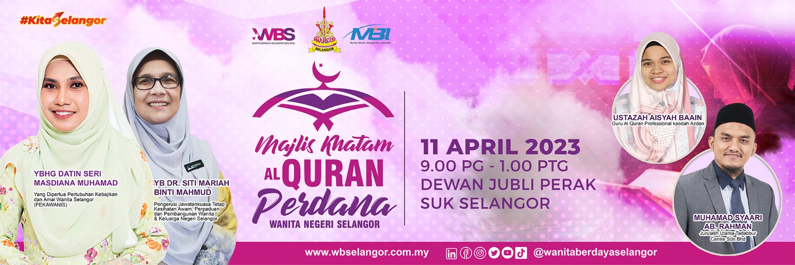 Majlis khatam quran perdana wanita selangor 2023