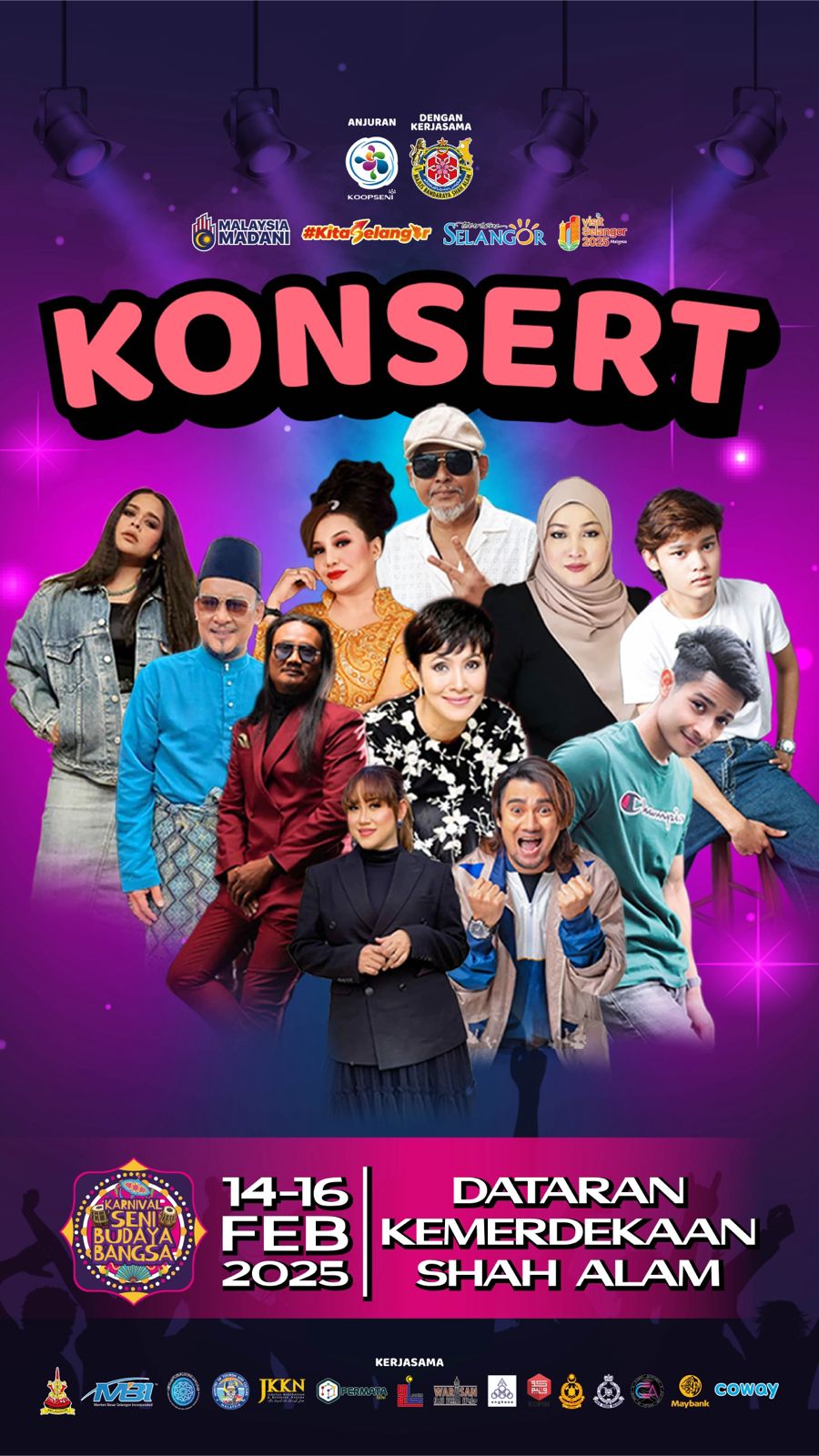 Karnival Seni Budaya Bangsa 14-16feb2025