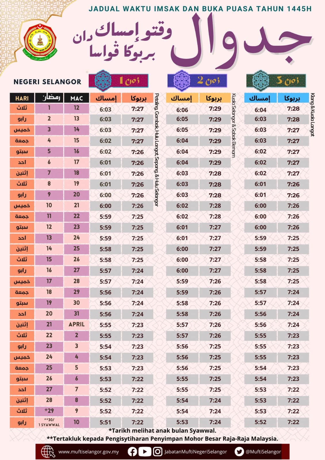 Waktu Imsak Dan Berbuka 2024