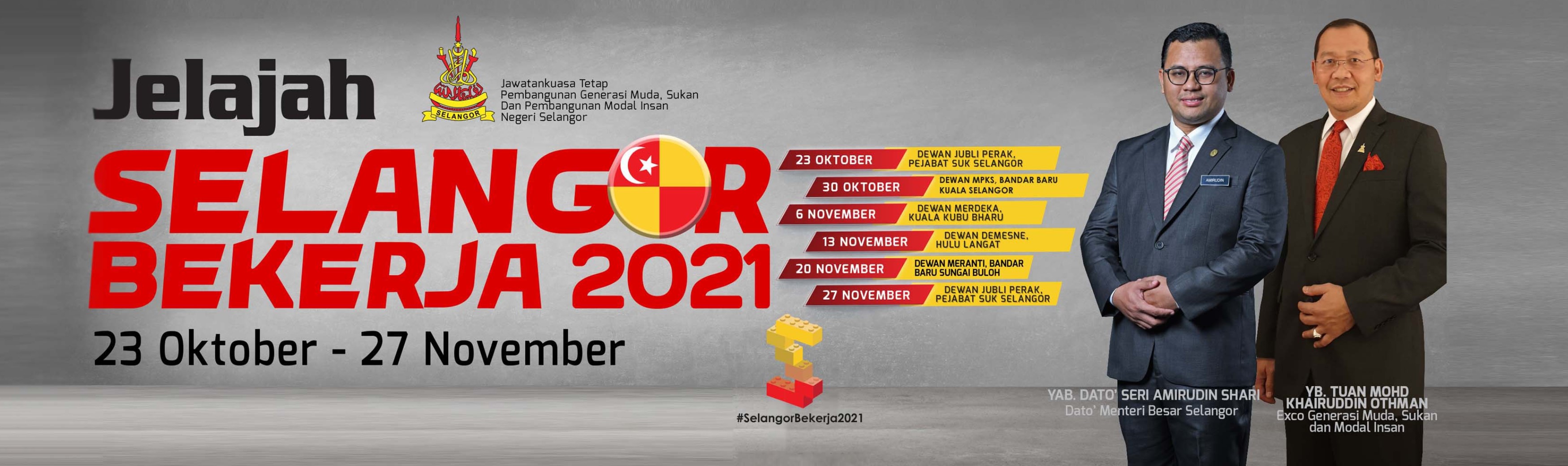 Sertai Jelajah Selangor Bekerja Dari 23 Okt - 27 Nov 2021