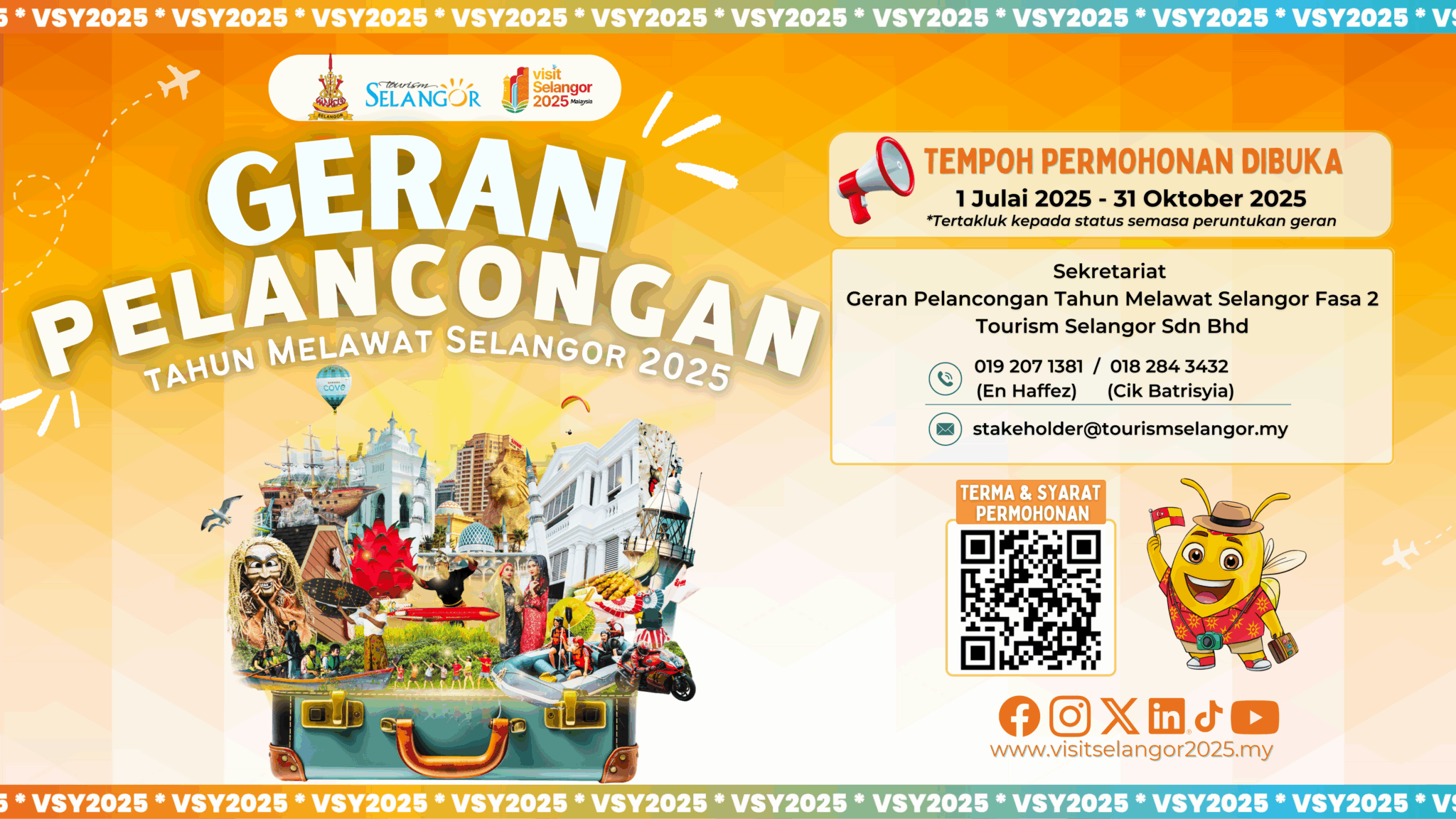 Geran Pelancongan Tahun Melawat Selangor 2025